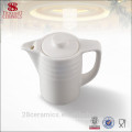 Wholesale guangdong crockery items, white porcelain turkish coffee pot